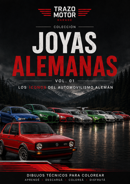 Joyas Alemanas · Vol. 01 | Libro Digital + 20 Láminas para Colorear